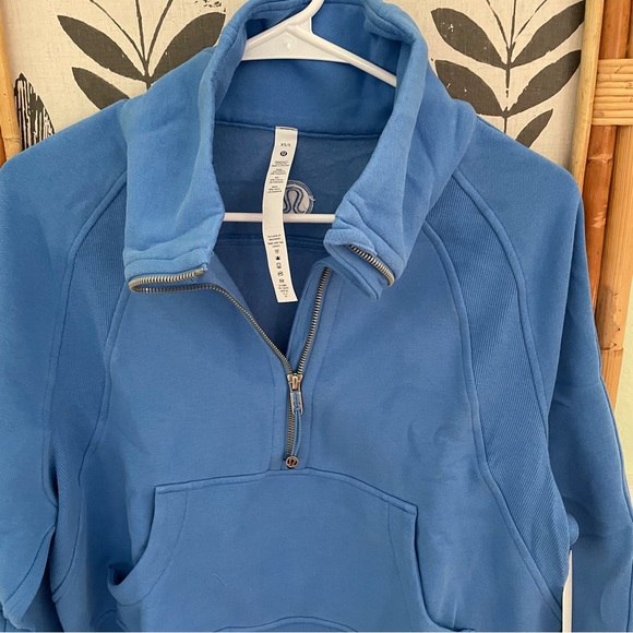NWT LULULEMON SCUBA OVERSIZED FUNNEL NECK BLUE NILE JACKET SIZE XS/SMALL - Picture 2 of 5